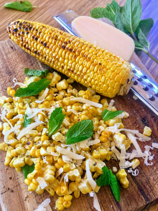 Chargriled corn, mint and pecorino salad 🌽-Fresh Connection