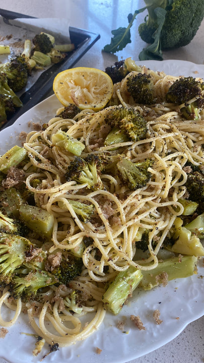 🥦Roasted Broccoli Pasta