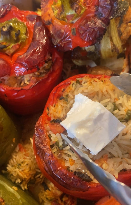 🫑 🇬🇷 Yemista (Greek Stuffed Capsicums)